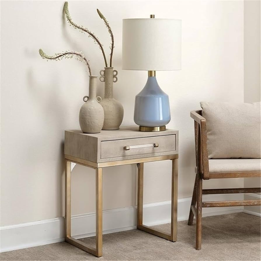 ERINA Amazon.com: Eden Home Transitional Iron Metal/Faux Leather